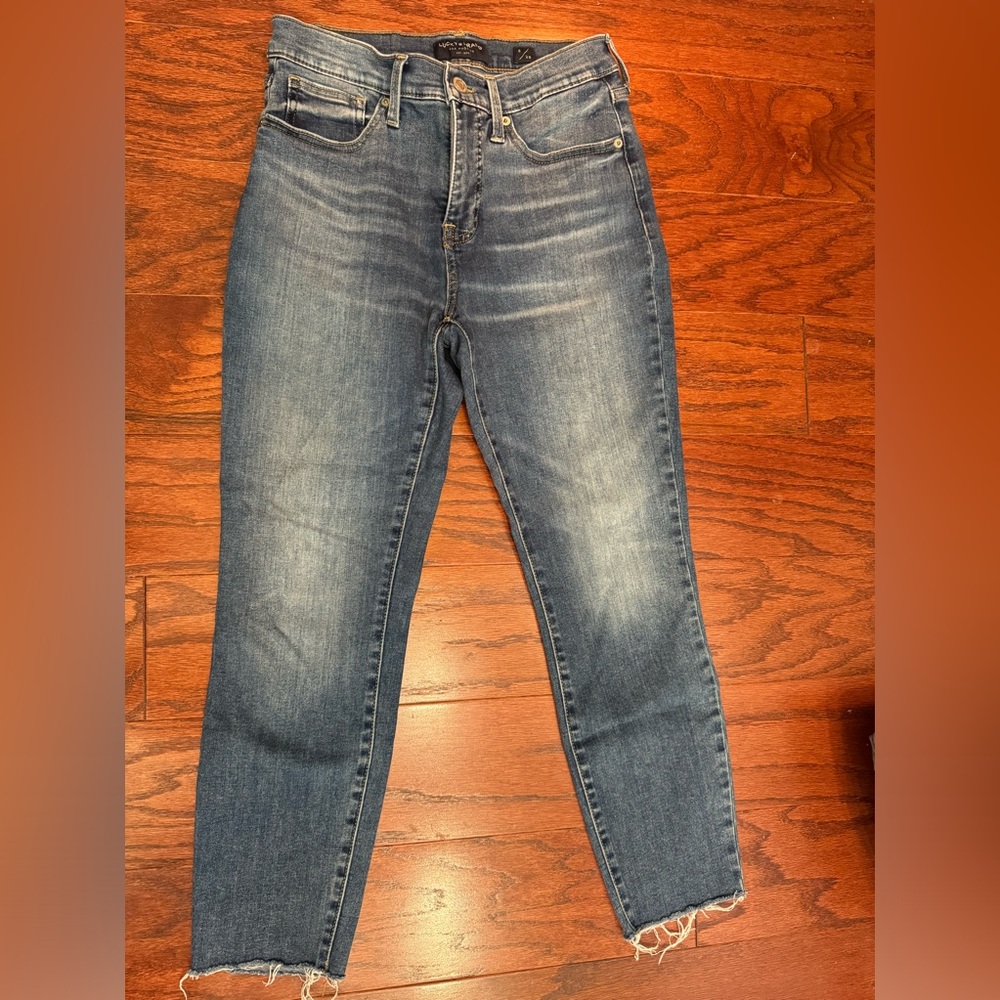 Lucky brand mid rise skinny jeans